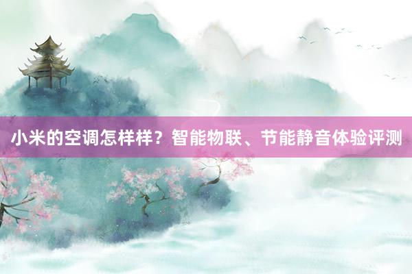 小米的空调怎样样？智能物联、节能静音体验评测